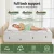 Giselle Bedding 5cm Pillowtop Mattress Topper, Single - Bamboo Cover, 1000GSM Filling, Breathable & Machine-Washable