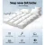 Giselle Bedding Bamboo Mattress Topper King Single, 1000GSM, 5cm Thick, Anti-Allergy, Breathable, Machine Washable