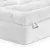Giselle Bedding Bamboo Mattress Topper King Single, 1000GSM, 5cm Thick, Anti-Allergy, Breathable, Machine Washable