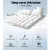 Giselle Bedding Queen Bamboo Mattress Topper - 1000GSM, 5cm Thick, Anti-Allergy, Dust Mite Resistant, Breathable Comfort Giselle Bedding Queen Bamboo Mattress Topper - 1000GSM, 5cm Thick, Anti-Allergy, Dust Mite Resistant, Breathable Comfort