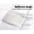 Giselle Bedding Bamboo Mattress Topper Pillowtop - Single Size, 1000GSM, 5cm Thick, Anti-Allergy, Dust Mite Resistant