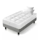 Giselle Bedding Bamboo Mattress Topper Pillowtop - Single Size, 1000GSM, 5cm Thick, Anti-Allergy, Dust Mite Resistant