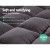 Giselle Bedding King Mattress Topper - 1000GSM Bamboo Charcoal Pillowtop, Memory-Resistant, Anti-Allergy, 45cm Skirt