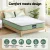 Giselle Bedding LEAF 25cm Queen Memory Foam Mattress, Dual Layer Bamboo Zipper Cover, Cool Charcoal, Firm 7.0