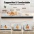 Giselle Bedding Foldable Queen Mattress, 3-Fold High-Density Foam, Bamboo Cover, Breathable Air Mesh, Portable Design