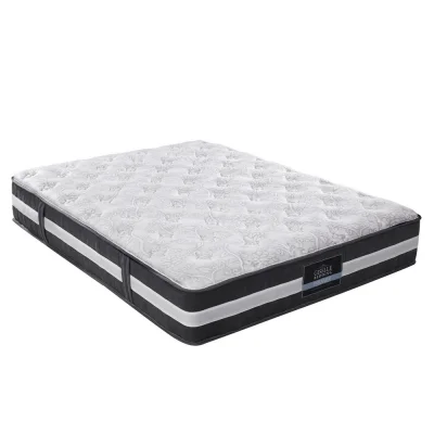 Giselle Bedding Lotus Series Queen Mattress - 30cm Belgium Knitted Fabric, 7-Zone Pocket Springs, Medium Firm Comfort