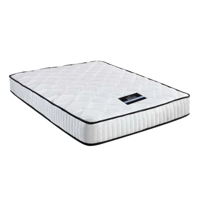 Giselle Bedding 21cm Pocket Spring Mattress Queen - Medium Firm, Hypo-Allergenic, Soft Quilting for Ultimate Comfort