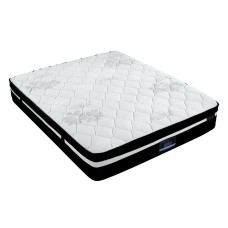 Giselle Bedding 28cm Super Firm Queen Mattress with 7-Zone Pocket Springs, High-Density Foam & Hypo-Allergenic Fabric