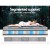 Giselle Bedding Camille 34cm Queen Mattress Double Layer Pocket Spring, Bamboo, Medium Firm, Hypoallergenic