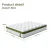 BedStory Queen 30cm Hybrid Mattress - Cooling Gel Memory Foam, 5 Zone Pocket Springs, Medium-Firm, CertiPUR-US Certified