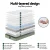 Giselle Bedding LEAF Series 25cm Single Memory Foam Mattress - Bamboo Cover, Cool Gel, 7-Zone Charcoal Support