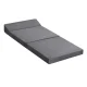 Giselle Bedding Foldable Trifold Mattress Sofa Bed, Grey, High-Density Foam, 184x70x10cm, Washable Cover, Pillow