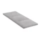 Giselle Bedding Foldable Mattress Sofa Bed, 4-Fold High-Density Foam, Plush Cover, Built-In Pillow, 200x90cm, Grey