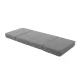 Giselle Bedding Foldable Mattress Single Size, Dark Grey, Faux Linen Cover, High-Density Foam, Convertible Couch Bed