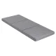 Giselle Bedding Foldable Mattress Sofa Bed, Trifold Memory Foam, 190x78cm, Removable Cover, Grey, Camping Cushion