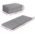 Giselle Bedding Foldable Mattress Sofa Bed, Trifold Memory Foam, 190x78cm, Removable Cover, Grey, Camping Cushion