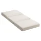 Giselle Bedding 3-Fold Foldable Mattress Sherpa Fleece 190x79cm Portable High-Density Foam Bed Chair Guest Travel