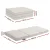 Giselle Bedding 3-Fold Foldable Mattress Sherpa Fleece 190x79cm Portable High-Density Foam Bed Chair Guest Travel