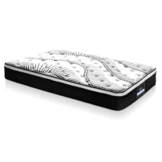 Giselle Bedding 32cm Euro Top Single Mattress - Plush Foam, 5 Zoned Pocket Springs for Ultimate Comfort and Support