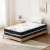 Giselle Bedding Donegal Series 34cm Single Mattress - Cool Gel Memory Foam, Medium Firm, Euro Top, 5-Zone Support