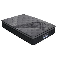 Giselle Bedding Alanya 34cm Euro Top Mattress - Single, Bamboo Charcoal Cover, Medium-Firm, 5-Zone Support