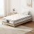 Giselle Bedding Elysium 22cm Single Mattress - Medium-Firm Euro Top, Velvet Fabric, Pocket Spring, Hypo-Allergenic