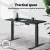 Artiss Standing Desk Top, Particle Board, 120CM, Black, Anti-Scratch, Easy Assembly, Matt Finish, Smooth Edges