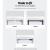 Artiss Standing Desk Top, Particle Board, 120CM, White - Durable, Easy Assembly, Anti-Scratch, Smooth Edges