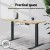 Artiss Standing Desk Top, Particle Board, 140CM, White Oak, Smooth Edges, Anti-Scratch Finish, Easy Assembly Artiss Standing Desk Top, Particle Board, 140CM, White Oak, Smooth Edges, Anti-Scratch Finish, Easy Assembly