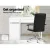 Artiss Computer Desk with Drawer Cabinet, White, 105x50x75cm - Sleek, Durable, Space-Saving Study Furniture
