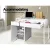 Artiss Computer Desk with Drawer Cabinet, White, 105x50x75cm - Sleek, Durable, Space-Saving Study Furniture