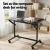Artiss Rustic Brown Drafting Table - Adjustable MDF Art Desk with Removable Tray, 100x60cm - Multi-Functional & Portable