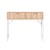 Artiss Console Table, MDF Melamine, 92CM, Pine White - Fluted Design, 2 Drawers, Metal Legs, Easy Assembly