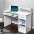 Artiss White 100CM Computer Desk with Storage - E2 Particle Board, Melamine Finish, Shelves, Drawer & Keyboard Tray Artiss White 100CM Computer Desk with Storage - E2 Particle Board, Melamine Finish, Shelves, Drawer & Keyboard Tray