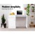 Artiss Computer Desk with Drawer and Cabinet, Engineered Wood, 100cm, White - Modern Office Storage Solution