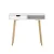 Artiss 90CM White Computer Desk - Scandinavian Style, Rubber Wood Legs, Drawer & Shelf, 15mm Particle Board