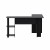 Artiss Ronald Computer Desk L-Shape Black 136cm, 2-Tier Shelf, Cable Management, 15mm Particle Board, Space Saving