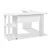 Artiss Computer Desk L-Shape 15mm Particle Board White 136CM - Space-Saving Design with Shelves and Cable Management