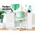Artiss Computer Desk with Drawers and Shelves, 15mm Particle Board, White, 120cm - Stylish & Functional Office Solution