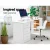 Artiss Computer Desk with Drawers and Shelves, 15mm Particle Board, White, 120cm - Stylish & Functional Office Solution