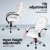 Artiss 120cm Computer Desk and Executive Office Chair Set, White, PU Leather, High Back, Storage Drawers, Shelves
