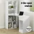 Artiss Computer Desk with Bookshelf, 15mm Particle Board, 120cm, White, Stylish Workspace, Easy Assembly