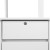 Artiss Computer Desk with Bookshelf & Drawer, 134cm White Melamine Finish, 15mm Particleboard, Home Office Furniture Artiss Computer Desk with Bookshelf & Drawer, 134cm White Melamine Finish, 15mm Particleboard, Home Office Furniture