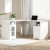 Artiss L-Shaped White Computer Desk with Storage Cabinet & Drawers, 150cm - Space-Saving Home Office Solution