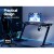 Artiss 140CM RGB Gaming Desk - LED Lights, Sturdy Steel Frame, Adjustable Features, Waterproof, Easy Assembly