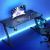 Artiss 140CM RGB Gaming Desk - LED Lights, Sturdy Steel Frame, Adjustable Features, Waterproof, Easy Assembly