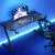 Artiss 140CM RGB Gaming Desk - LED Lights, Sturdy Steel Frame, Adjustable Features, Waterproof, Easy Assembly