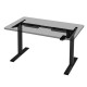 Artiss Electric Standing Desk Frame Only Black Height Adjustable Motorised 70kg Load, 100-160cm, Steel, Ultra-Quiet