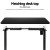 Artiss Electric Standing Desk Frame Only Black Height Adjustable Motorised 70kg Load, 100-160cm, Steel, Ultra-Quiet