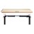 Artiss Motorised Standing Desk, Particle Board, 140cm, White Oak, Adjustable Frame, Eco-Friendly, Anti-Scratch Finish